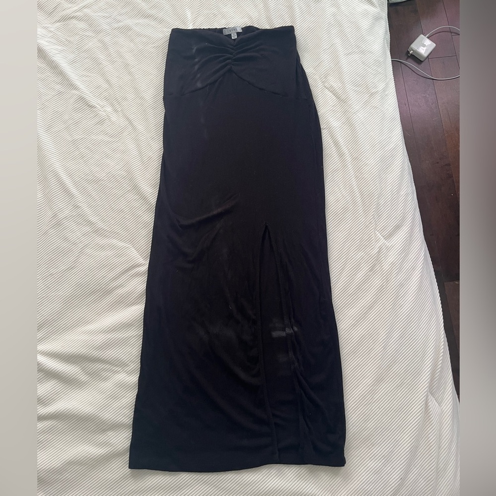 Elegant Black Maxi Skirt